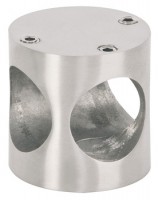 BAS NỐI CHỮ T, INOX MỜ