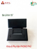 Bản lề Kính VVP 135 độ Đen