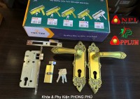 Khóa Cửa Đồng Thau Việt Tiệp 04342